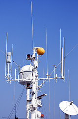 Image showing Ship mast