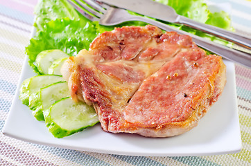 Image showing baked meat