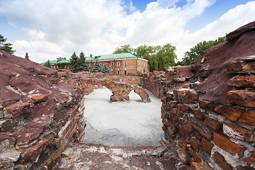 Image showing the ruins of the Brest Fortress  