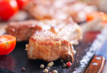 Image showing fried chop meat