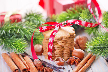 Image showing christmas cookies