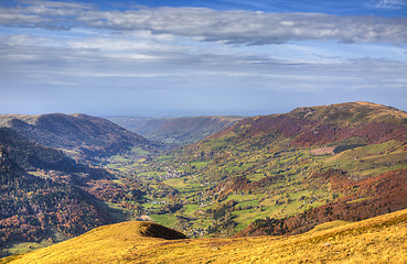 Image showing Beautiful Autumn Valley