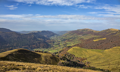 Image showing Beautiful Autumn Valley