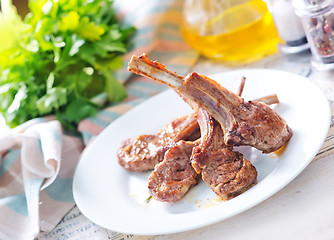 Image showing fried chop meat