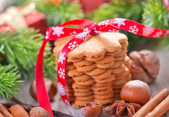 Image showing christmas cookies