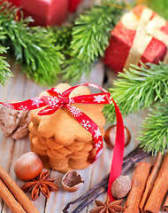 Image showing christmas cookies