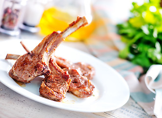 Image showing fried chop meat