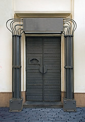 Image showing Iron doors