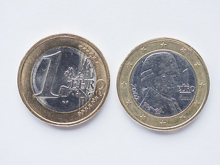 Image showing Austrian 1 Euro coin