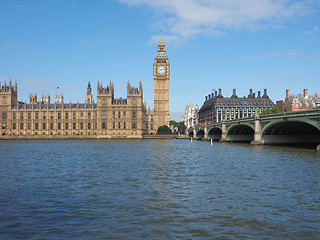 Image showing Houses of Parliament in London