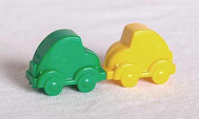 Image showing Toy cars isolated