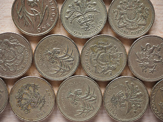 Image showing Pound coins