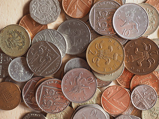 Image showing Pound coins