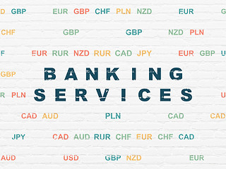 Image showing Banking concept: Banking Services on wall background