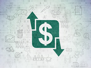 Image showing Finance concept: Finance on Digital Paper background