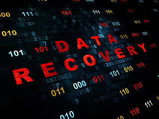 Image showing Information concept: Data Recovery on Digital background
