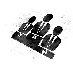 Image showing News concept: Business Team on Digital background
