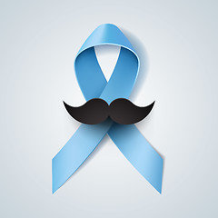 Image showing Prostate cancer ribbon awareness