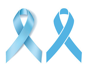 Image showing Prostate cancer ribbon awareness