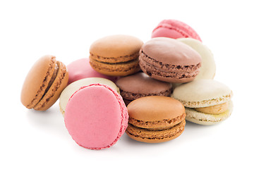 Image showing Colorful French Macarons