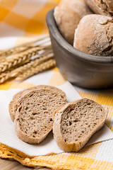 Image showing Bread rye spikelets