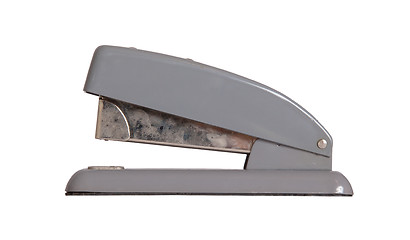 Image showing Old dirty stapler isolated