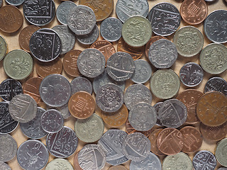 Image showing Pound coins