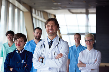 Image showing doctors team walking