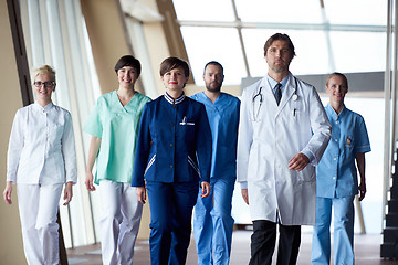 Image showing doctors team walking