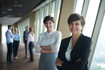 Image showing business people group, females as team leaders