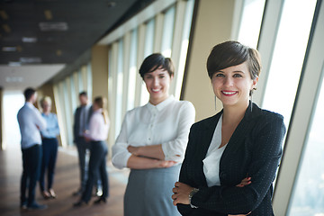 Image showing business people group, females as team leaders