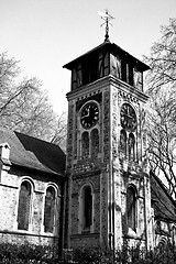 Image showing in cemetery  england europe old construction and    history