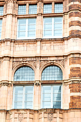 Image showing in europe london  wall and      historical window