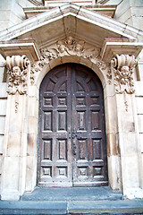 Image showing door st paul cathedral in london england  religion