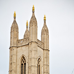 Image showing st paul cathedral in london england old construction and religio