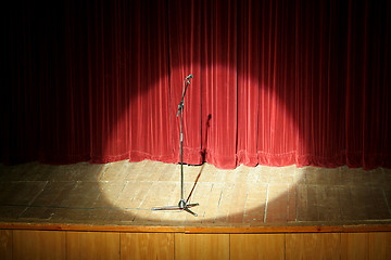 Image showing mic on stage