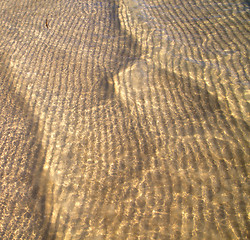 Image showing thailand kho tao bay abstract of a  wet sand   sea