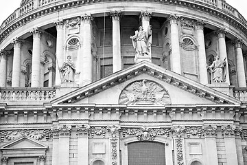 Image showing st paul cathedral in london england old construction and religio