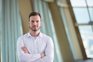 Image showing business man with beard at modern office