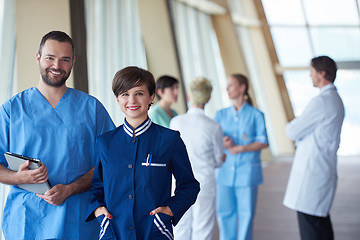 Image showing group of medical staff at hospital