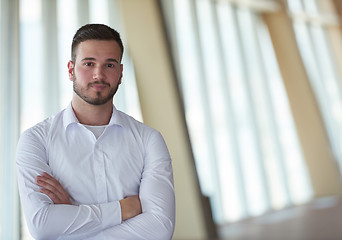 Image showing business man with beard at modern office