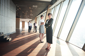 Image showing business people group, females as team leaders