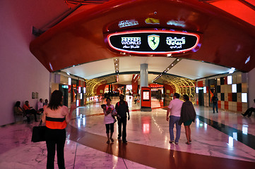 Image showing Ferrari World in Abu Dhabi UAE