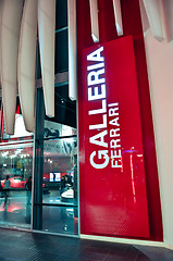 Image showing Ferrari World in Abu Dhabi UAE