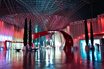 Image showing Ferrari World in Abu Dhabi UAE