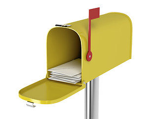 Image showing Mailbox with mails