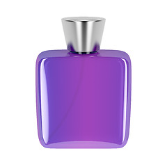 Image showing Purple perfume bottle