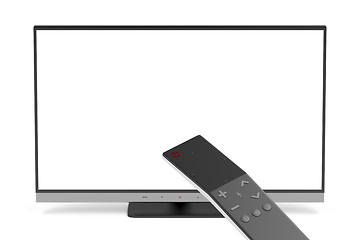 Image showing Tv and remote control