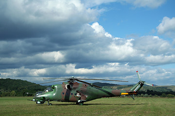 Image showing army helicopter