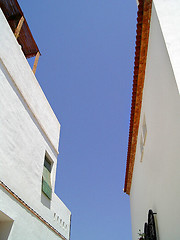 Image showing White Houses and Sky